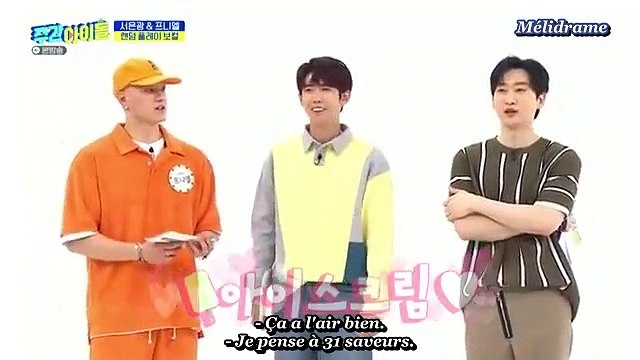 (vostfr) Weekly Idol ep 463 - BTOB (Eunkwang & Peniel )