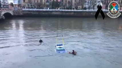 Investigan la muerte de un ertzaina cuyo vehículo cayó al río en San Sebastián