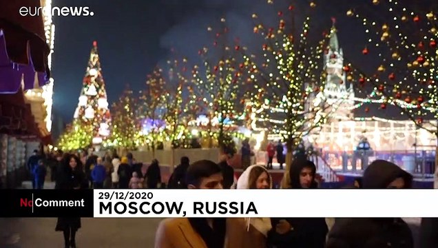 Η γιορτινή Μόσχα προσμένει το νέο έτος
