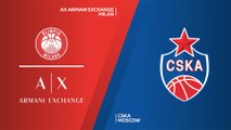 AX Armani Exchange Milan - CSKA Moscow Highlights | Turkish Airlines EuroLeague, RS Round 17