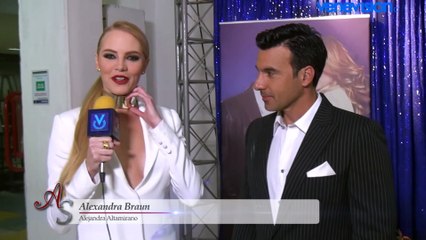 Amor Secreto - Alfombra Roja - Juan Carlos Garcia y Alexandra Braun