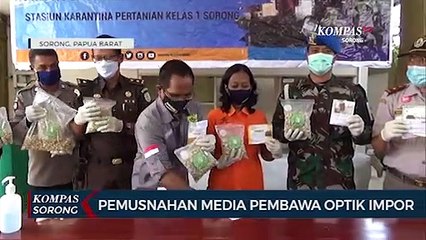 Pemusnahan Media Pembawa Optik Impor