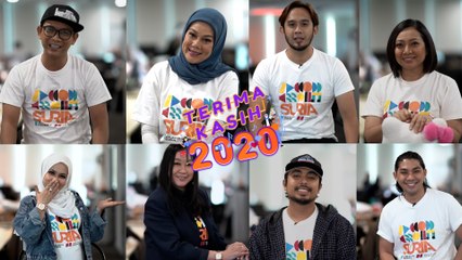 #TerimaKasih2020 X Penyampai Suria