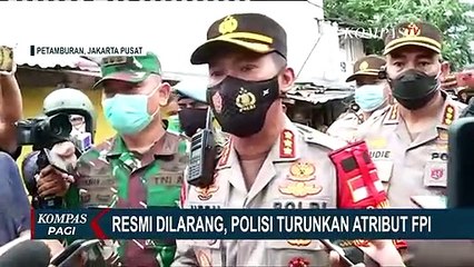 FPI Resmi Dilarang, Ini Suasana Malam di Petamburan