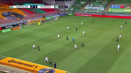 América-MG x Palmeiras (Copa do Brasil 2020 Semifinal; Jogo de Volta) 1º tempo