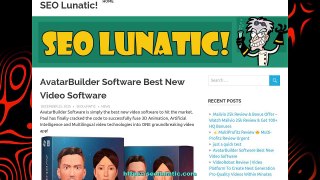 AvatarBuilder Software Best New Video Software