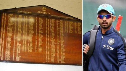 India vs Australia : Ajinkya Rahane's Name Engraved On MCG Honours Board For 2nd Time