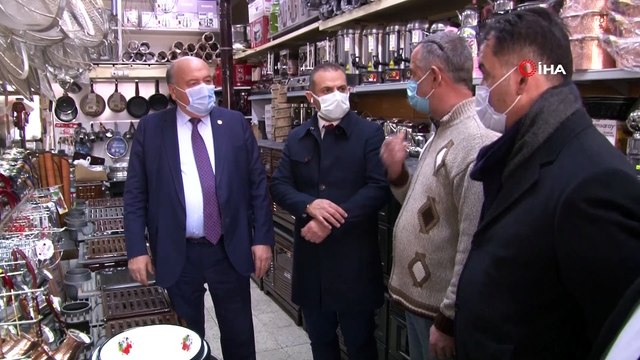 AK Parti Erzincan milletvekilleri esnaf ziyaretinde bulundu