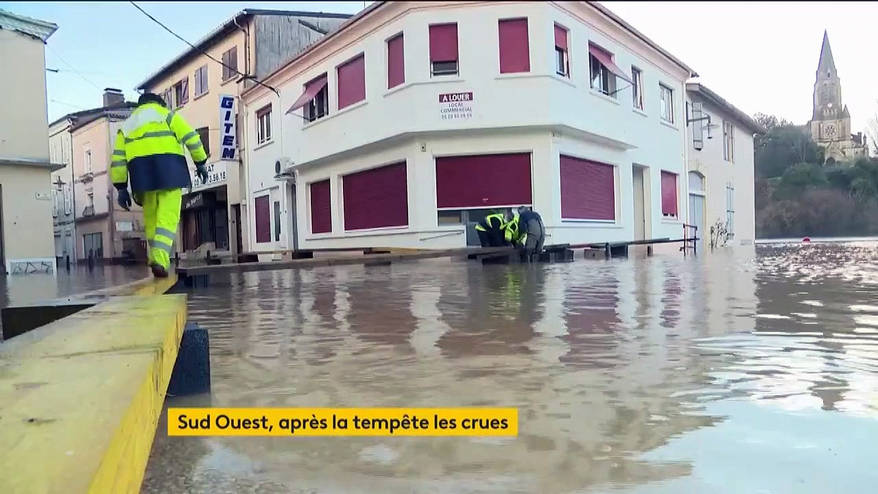 Intempéries : le Sud-Ouest sous les eaux à la veille du Nouvel An