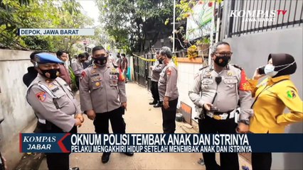 Tragis! Oknum Polisi Tembak Anak Dan Istrinya