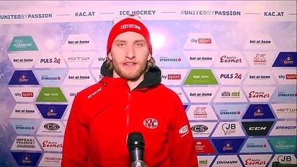 Johannes Bischofberger nach dem Spiel gegen Graz
