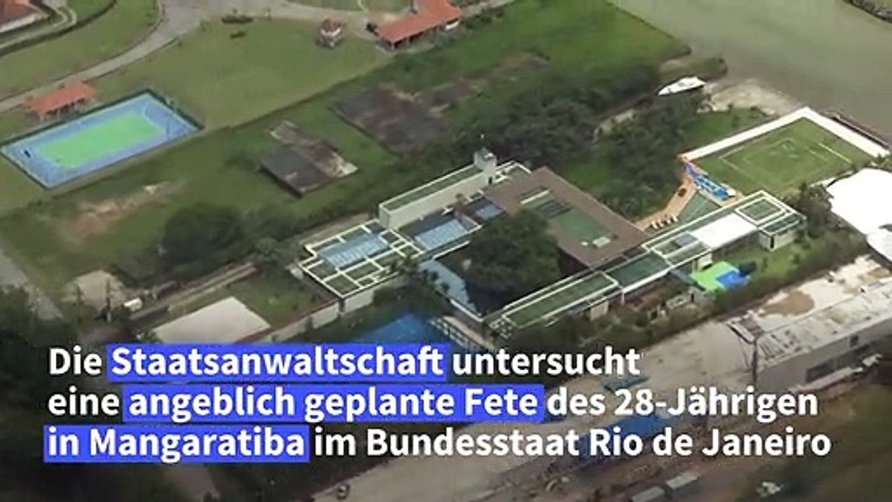 Silvesterparty von Neymar: Ermittlungen gegen Fußballstar