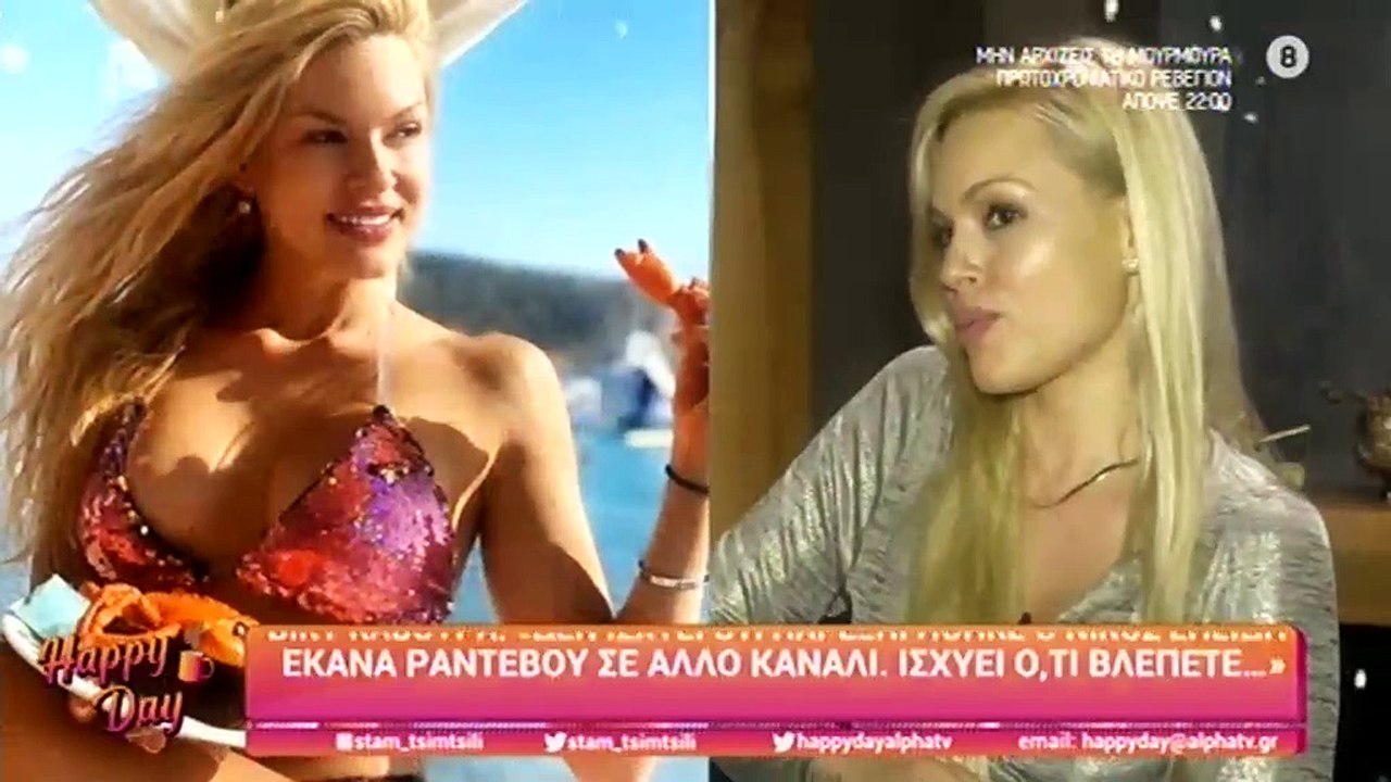 Βίκυ Κάβουρα: H απίστευτη ατάκα της on camera γ...