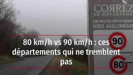 80 km/h vs 90 km/h : ces départements qui ne tremblent pas