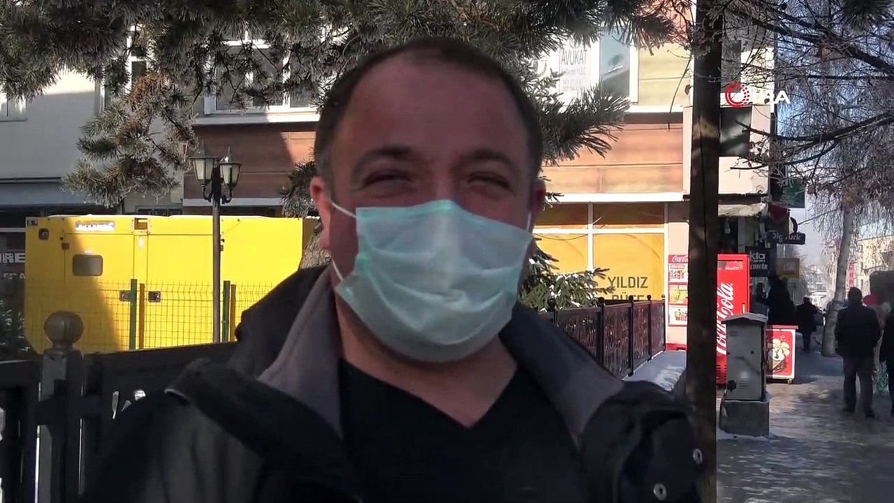 Ardahan buz kesti...Sibirya soğukları Ardahan'da etkisini sürdürüyor