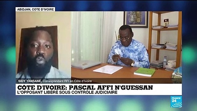 Côte d'Ivoire : l'opposant Pascal Affi N'guessan libéré sous contrôle judiciaire