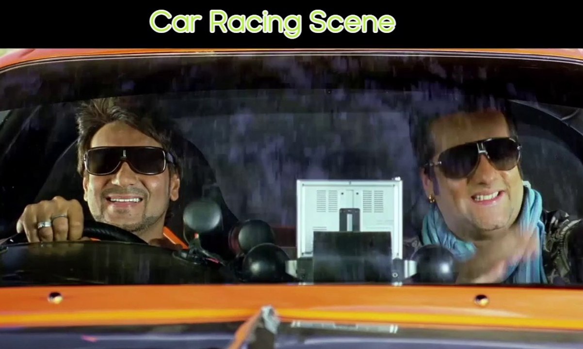 Car Racing Scene | All the Best (2009) | Ajay Devgan |Fardeen Khan ...