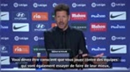 16e j. - Simeone : "Nous avons gagné sans être à notre meilleur niveau"