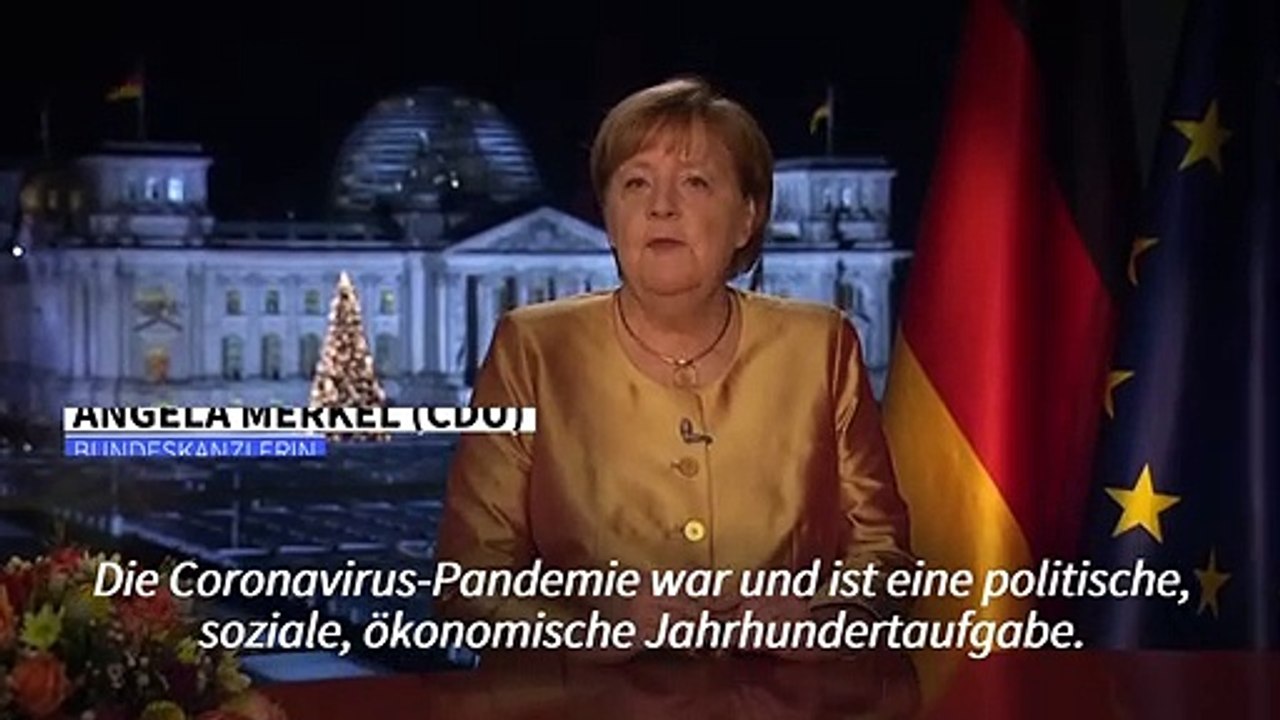 Merkel: die pandemie ist eine "jahrhundertaufgabe"