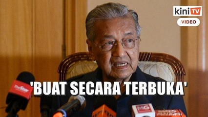Merahsiakan perjanjian perolehan vaksin tidak boleh diterima - Dr M