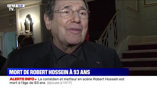 Le comédien et metteur en scène Robert Hossein est mort à l'âge de 93 ans