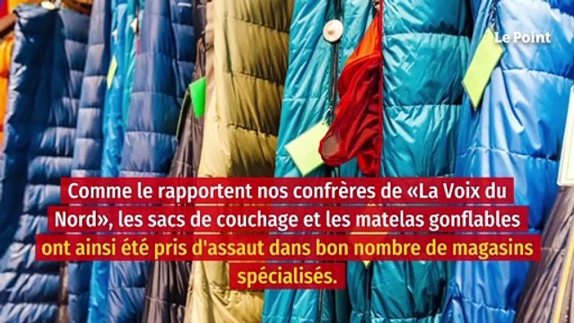 Couvre-feu au Nouvel An : les duvets et les matelas gonflables pris d’assaut