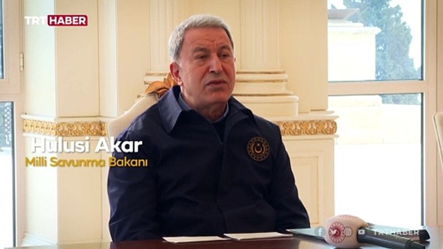 Bakan Akar ve TSK komuta kademesi Aliyev ile görüştü