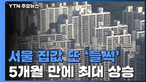 강남발 상승에 서울 아파트값 5개월 만에 최대 상승 / YTN