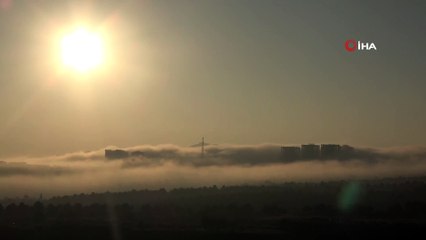 Elazığ’da sis görsel şölen oluşturdu