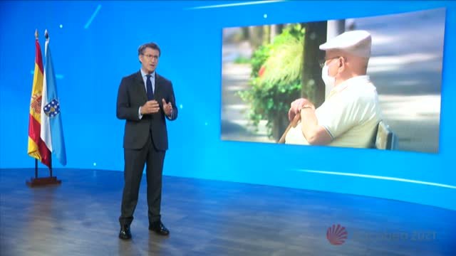 Núñez Feijóo presume de gestión: Galicia dio la talla