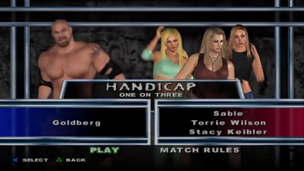 Here Comes the Pain Goldberg vs Sable, Stacy Keibler, Torrie Wilson