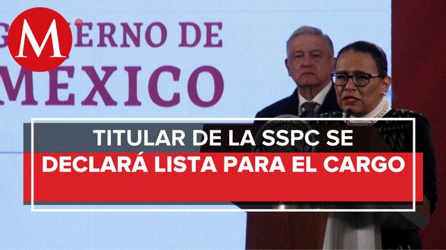 Dedicaré todas mis fuerzas al tema de seguridad: Rosa Icela Rodríguez