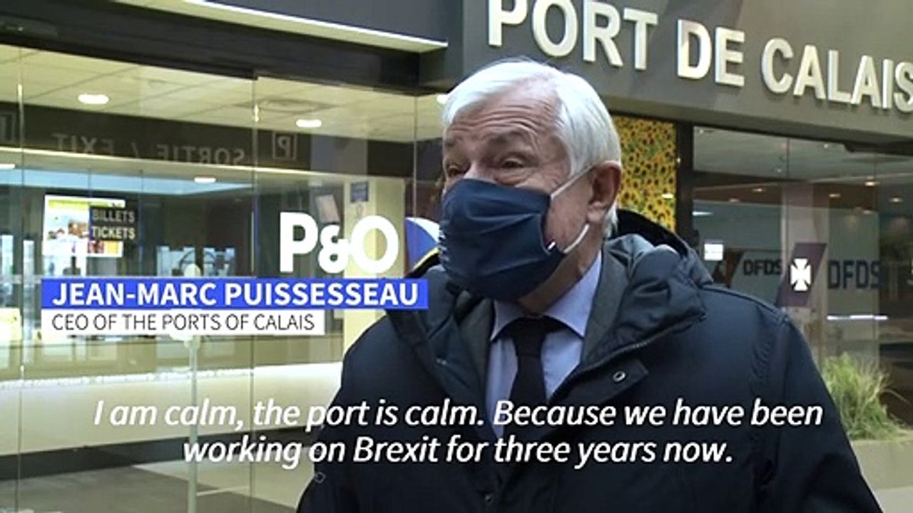 Calais is "calm" ahead of Brexit, as port CEO is confident traffic jams will be avoided
