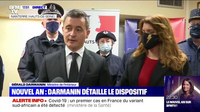 Réveillon: Les consignes ont été données pour qu'à partir de 20h le couvre-feu soit particulièrement respecté , selon Gérald Darmanin