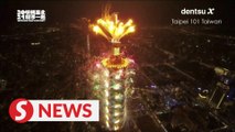 Taiwan celebrates 2021 with fireworks from landmark 101 building
