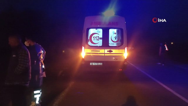 Alkollü kadın sürücü takla attıktan sonra ambulansa binmek istemedi