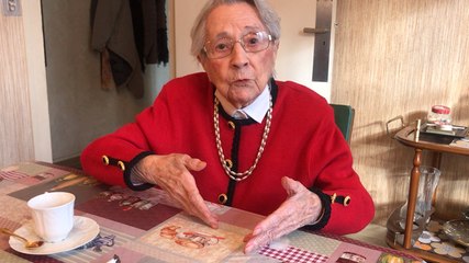 Raymonde, 106 ans,  raconte son entrée à la sécurité sociale