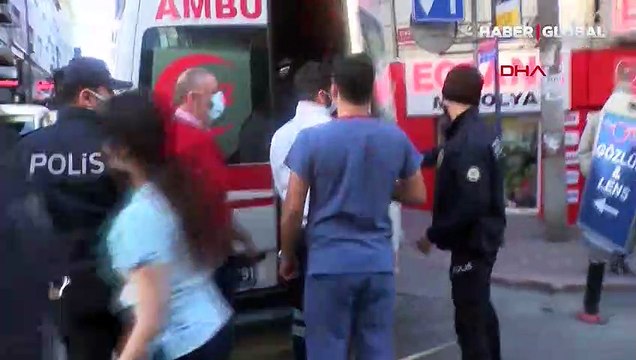 Şişli'de hemşirenin yaşadığı dehşet anları kamerada