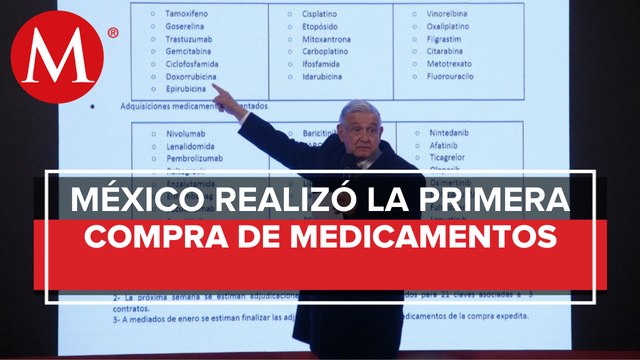 AMLO anuncia pago de mil mdd a ONU para compra de medicamentos