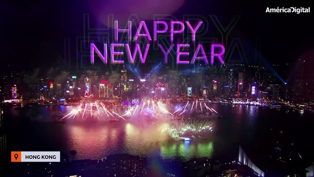 Increíbles juegos de luces en el mundo para recibir el 2021