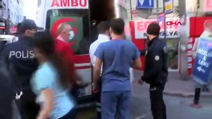 Şişli'de hemşirenin rehin alındığı anın görüntüleri
