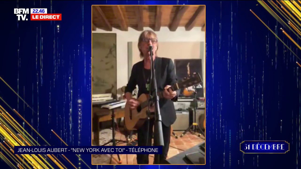 Jean-Louis Aubert chante "New York avec toi" en direct sur BFMTV
