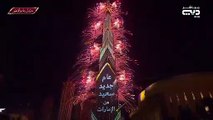 برج خليفة يبهر العالم بعرض ضخم للألعاب النارية احتفالاً بعام 2021