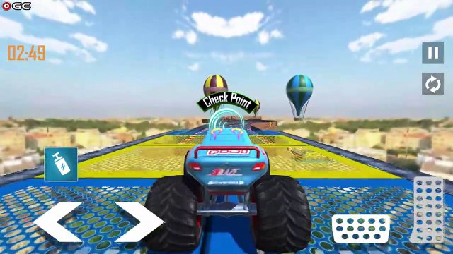 Skyline Car Stunts Mega Ramp Stunt Racing Games - Impossible Extreme Car Driver Android GamePlay #5