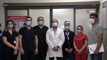 Covid-19’u yenen anne, Adana'da yeni yılın ilk bebeğini dünyaya getirdi