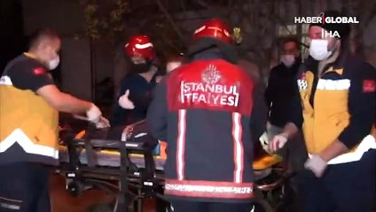 Sinir krizi geçirdi, mahalleliyi sokağa döktü