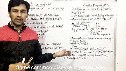 Viroids & Prions- Characteristics & Disease