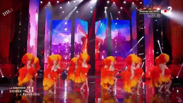 Feux d'Artifice pour le passage à 2021- La grande soirée du 31 à Versailles Paris