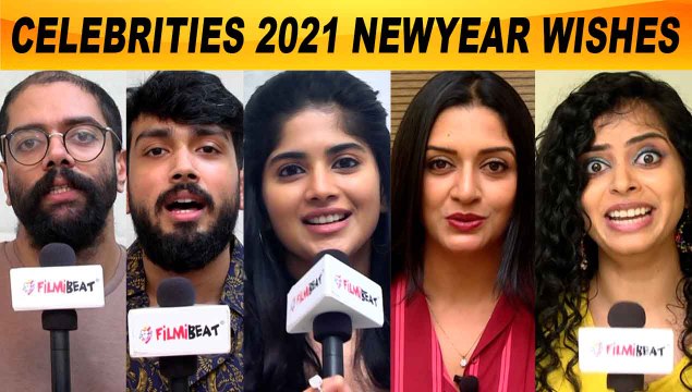 CELEBRITIES NEW YEAR 2021 WISHES | FILMIBEAT TAMIL