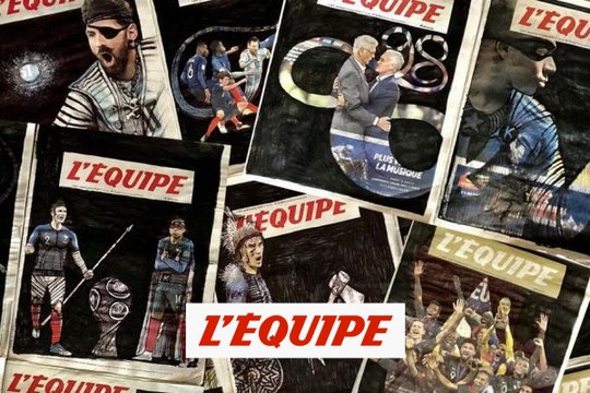 «Ha-biller» les unes de L'Équipe avec un stylo, c'est tout un art - Tous sports - Médias